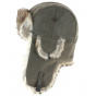 Brown Faux Leather & Faux Fur Trapper Hat - Herman