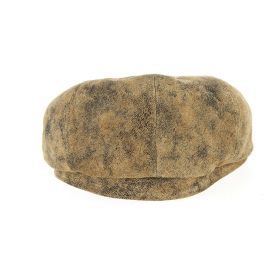Casquette 8 Côtes Vabre Cuir Marron- Traclet Casquette 8 Côtes Vabre Cuir Marron- Traclet