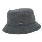 Winter Bucket Hat Gri Toudou Anthracite - Le Chapoté