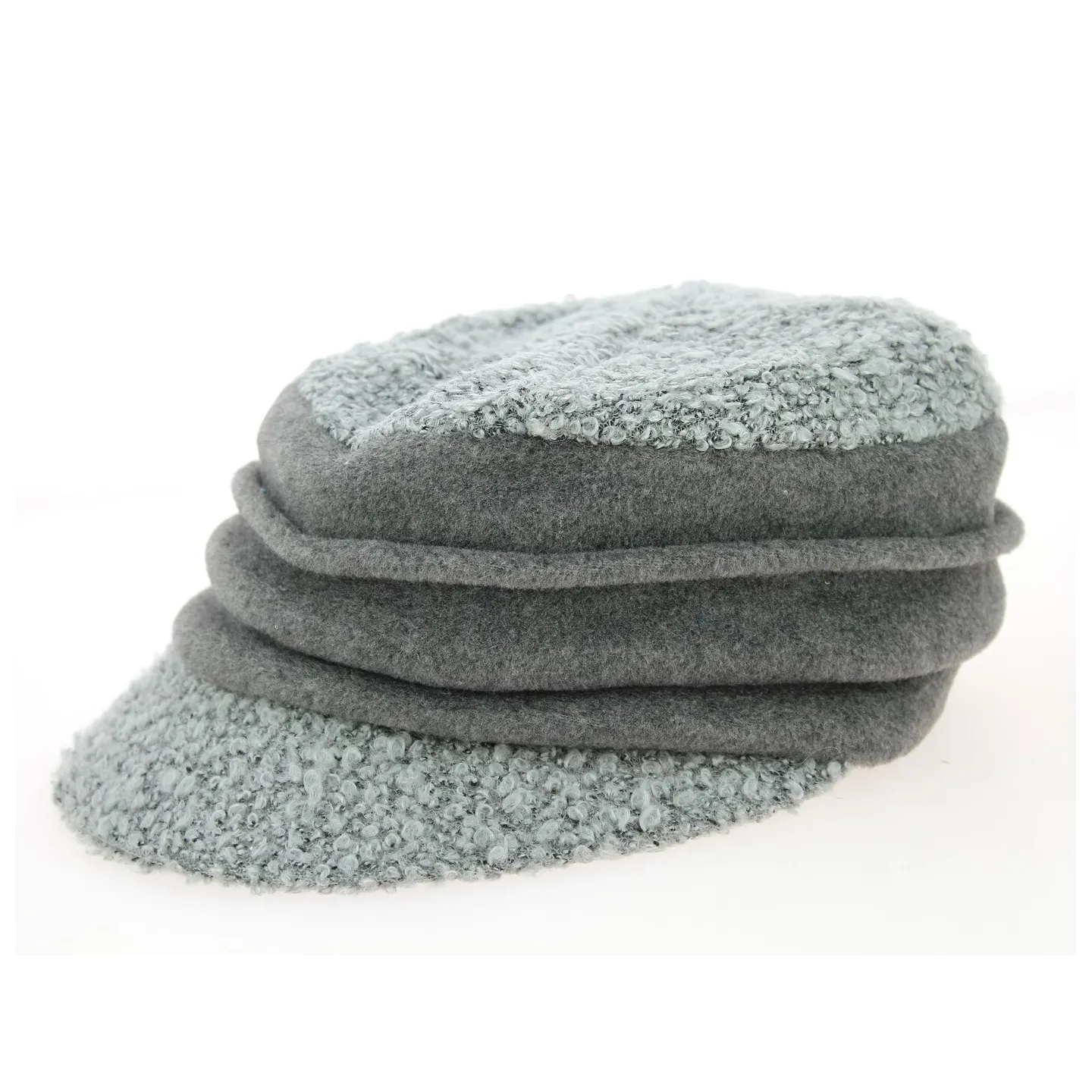 Gray Wool Ebony Newsboy Cap - Traclet Reference: 9928 | Traclet Hat Shop