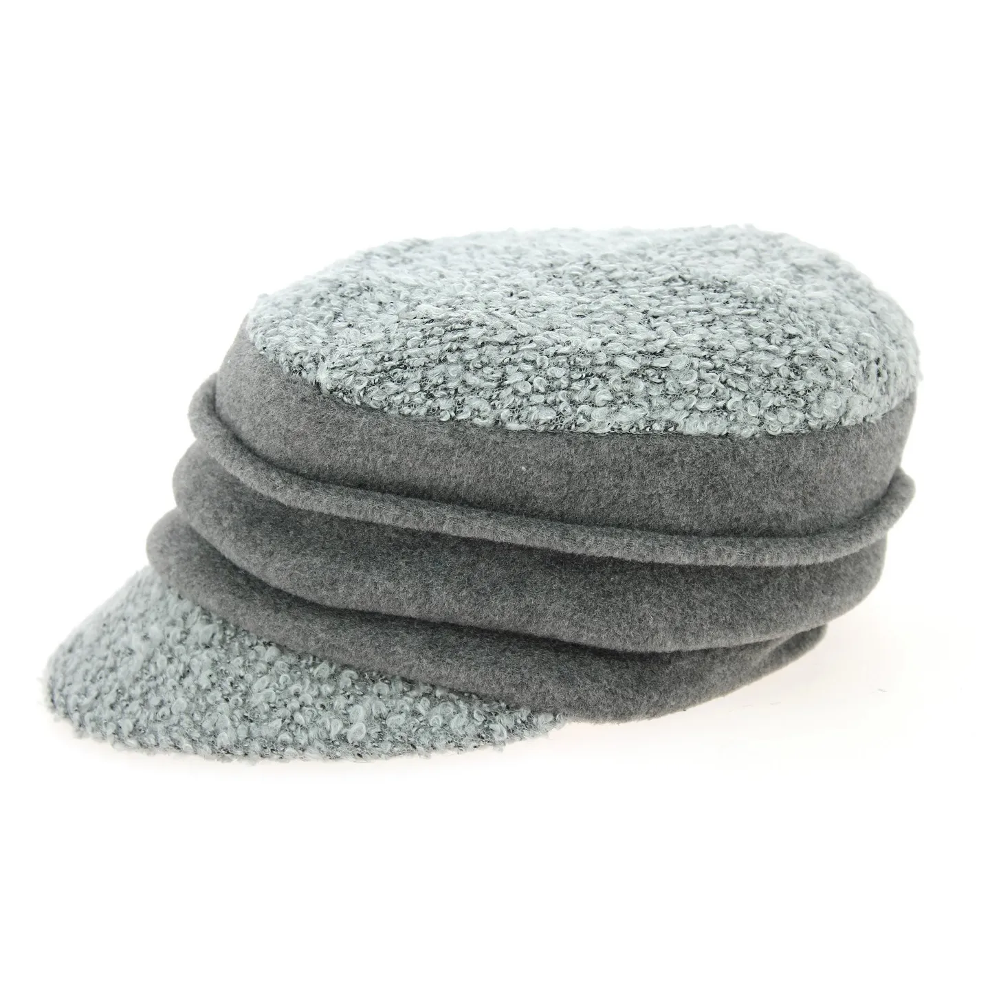 Gray Wool Ebony Newsboy Cap - Traclet Reference: 9928 | Traclet Hat Shop