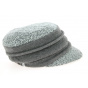 Casquette Gavroche Ebony Laine Grise- Traclet
