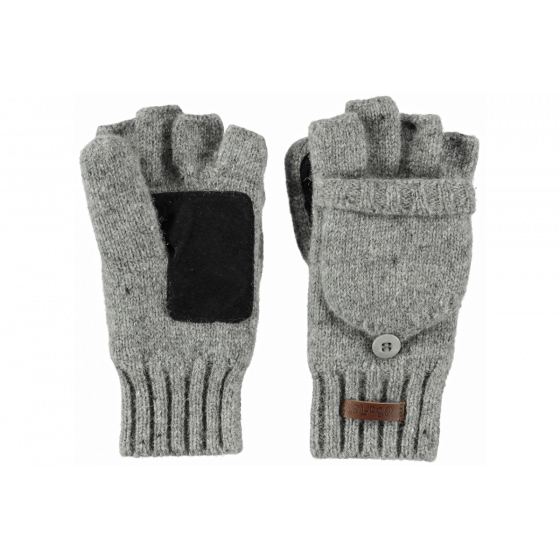 Children's Haakon Grey Wool Glove/Slippers - Barts