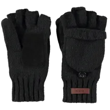 Barts Black Haakon Wool Gloves/Mittens for Children  Reference: 9937 | Traclet Hat Shop
