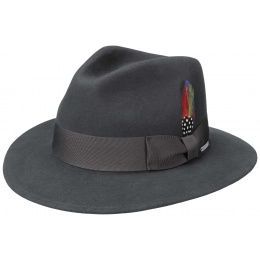 Hat Traveller Vernard Anthracite Wool & Cashmere- Stetson