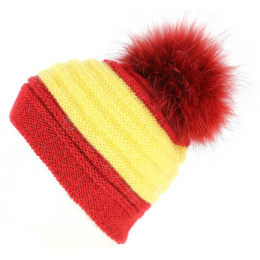 Madrid-Spain Pompom Beanie