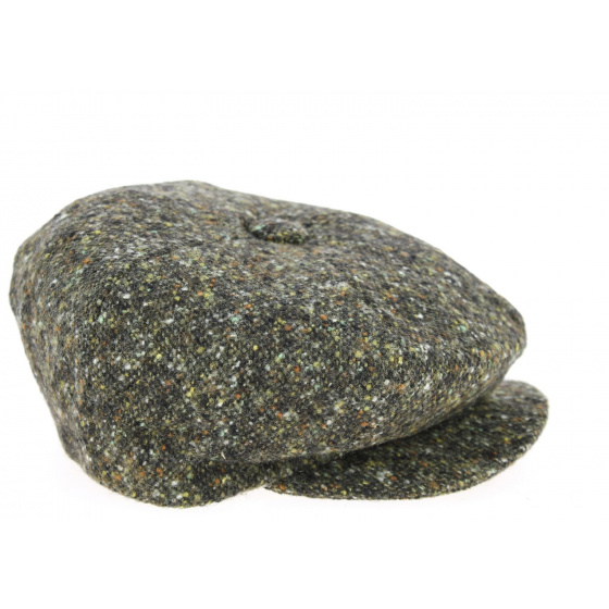 Casquette Irlandaise Tweed Laine Kaki - City Sport Casquette Irlandaise Tweed Laine Kaki - City Sport