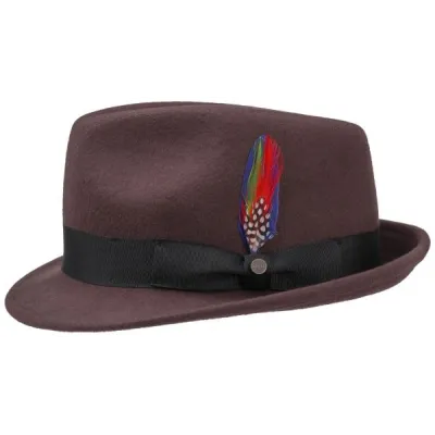Richmond Bordeaux Trilby Hat - Stetson Reference: 9959 | Traclet Hat Shop
