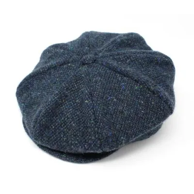 Clonmel Mottled Blue Irish Cap - Hanna Hats Reference: 3074 | Traclet Hat Shop
