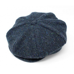 Clonmel Mottled Blue Irish Cap - Hanna Hats