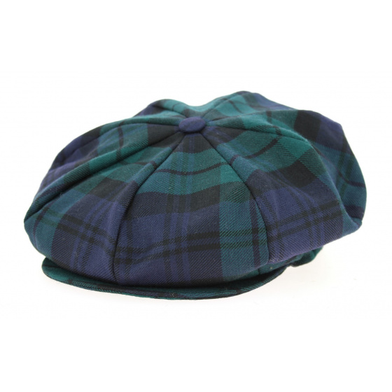 Green Plaid Irish Cap - Hanna Hats