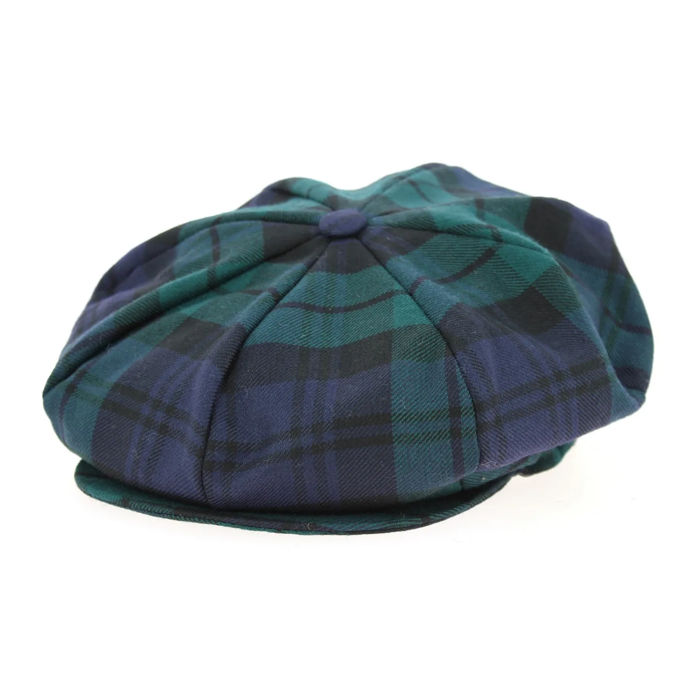 Green Plaid Irish Cap - Hanna Hats Reference: 9973 | Traclet Hat Shop