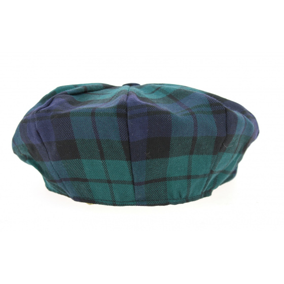 Casquette Irlandaise A Carreaux Verte- Hanna Hats