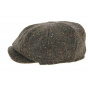 JP Tweed Wool Cap Brown - Hanna Hats