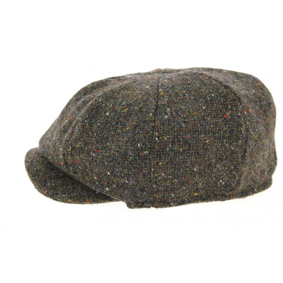 Casquette JP Tweed Laine Marron- Hanna Hats
