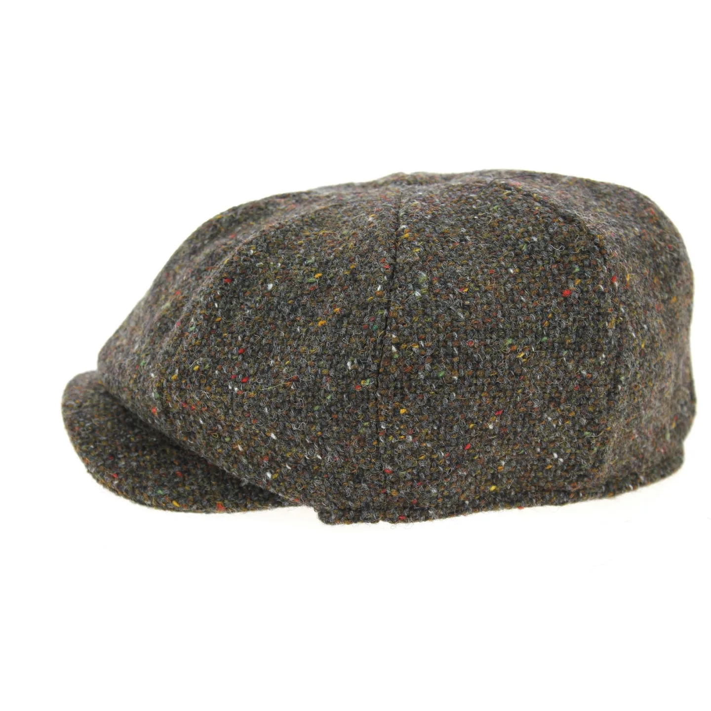 Casquette JP Tweed Laine Marron- Hanna Hats Reference : 9974 | Chapellerie Traclet