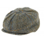 Brown Checkered Birr Irish Cap - Hanna Hats