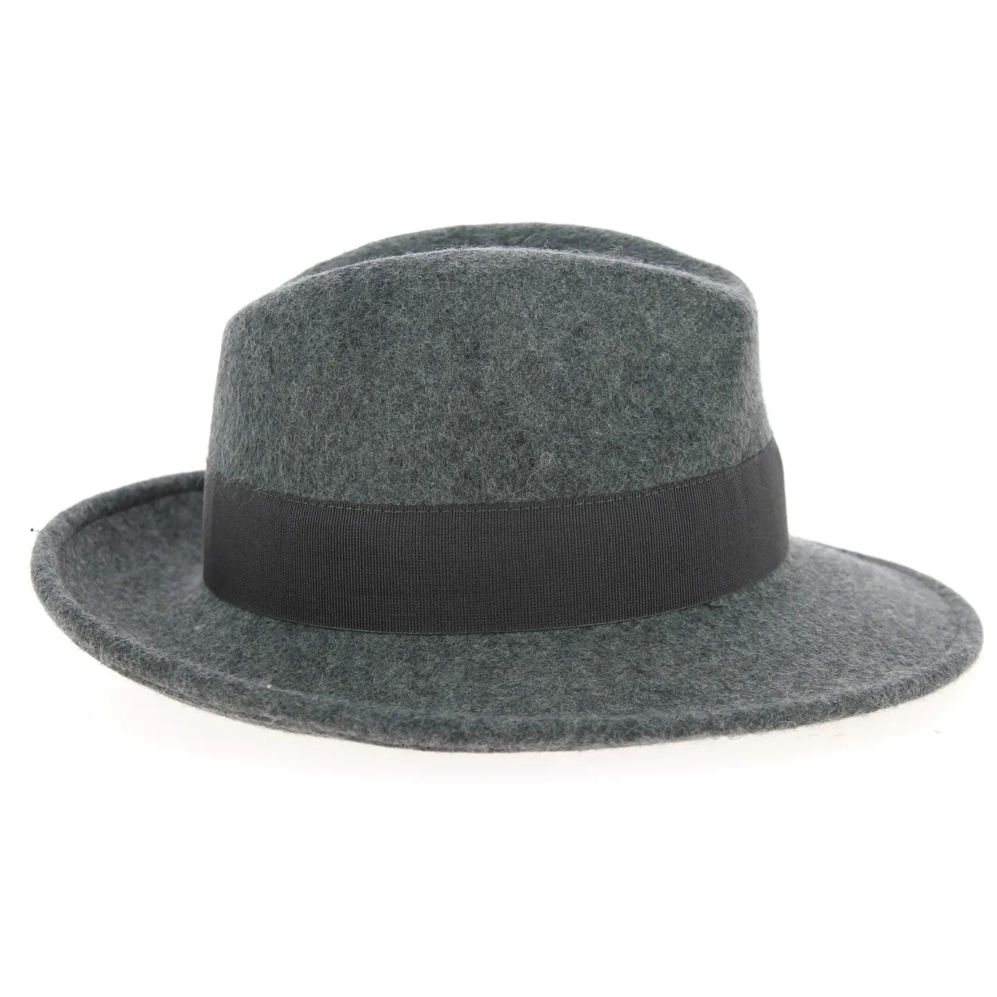 Chapeau Fédora Feutre Laine Vanador Gris Chiné - Traclet Reference : 9980 | Chapellerie Traclet