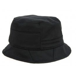 Black Cashmere Bucket Hat - Traclet