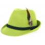 Saint Patrick Hat Wool Felt Lime Green - Traclet