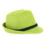 Saint Patrick Hat Wool Felt Lime Green - Traclet