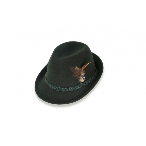 Green Wool Felt Tyrolean Hat Erlangen - Traclet Green Wool Felt Tyrolean Hat Erlangen - Traclet