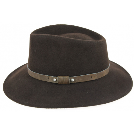 Traveller Hofen Brown Wool Felt Hat - Traclet