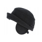 Hat Earmuffs Passau Anthracite Wool Traclet