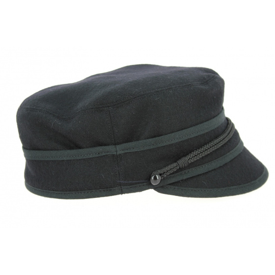 Casquette Ile de Beauté Laine Noire - Traclet Casquette Ile de Beauté Laine Noire - Traclet