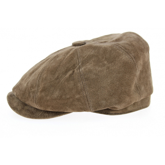 Brown Hatteras Newsboy Cap - Aussie Apparel