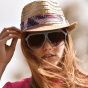 Don Guzman Polka Dot Print Trilby Hat - Herman