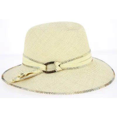 Chapeau Fedora Panama Benita Naturel- Mayser  Reference : 10023 | Chapellerie Traclet