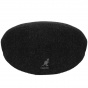504-S Wool Flat Cap Black & Grey - Kangol