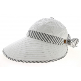Bauloise High Protection Visor Cap White - Soway