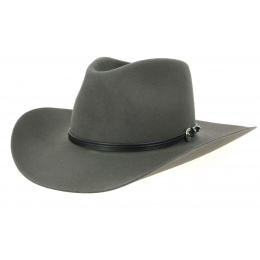 Seneca Buffalo 4X Grey Wool Felt Cowboy Hat - Stetson 