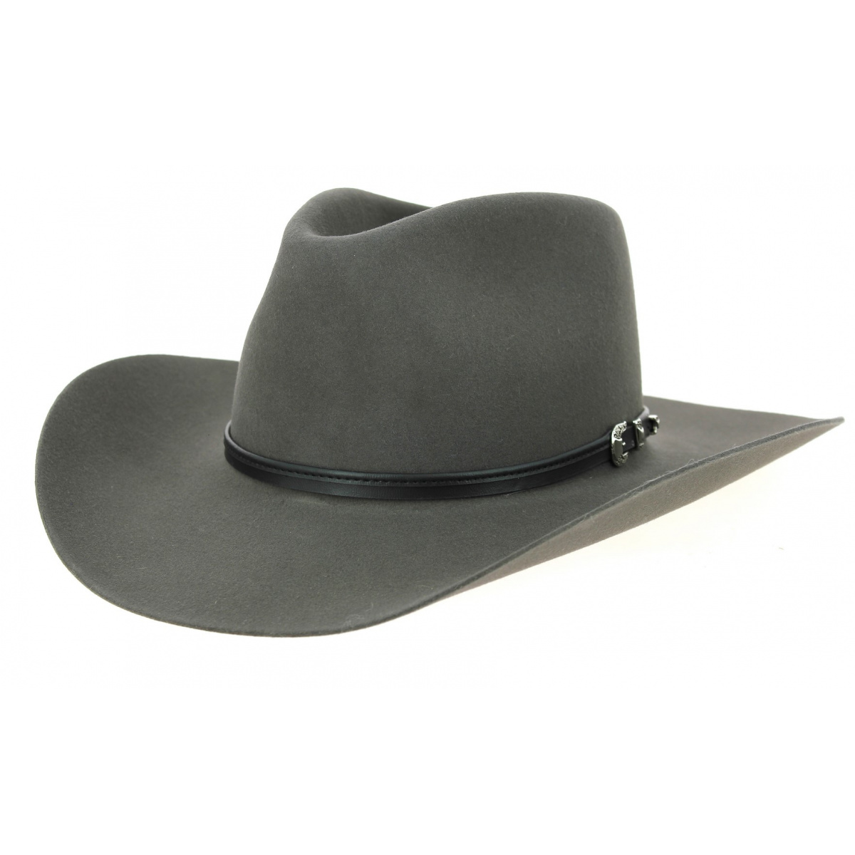 Cowboy Hat Seneca Buffalo 4X Wool Felt Grey - Stetson