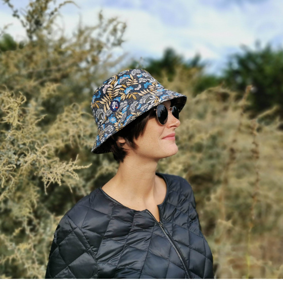 Golden Leaf Bucket Hat - Le Chapoté Golden Leaf Bucket Hat - Le Chapoté