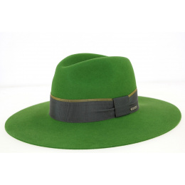 Capeline Vermont Feutre Poil Verte- Stetson