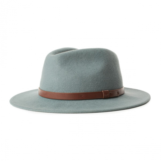 Fedora Messer Hat Wool Felt Cypress - Brixton