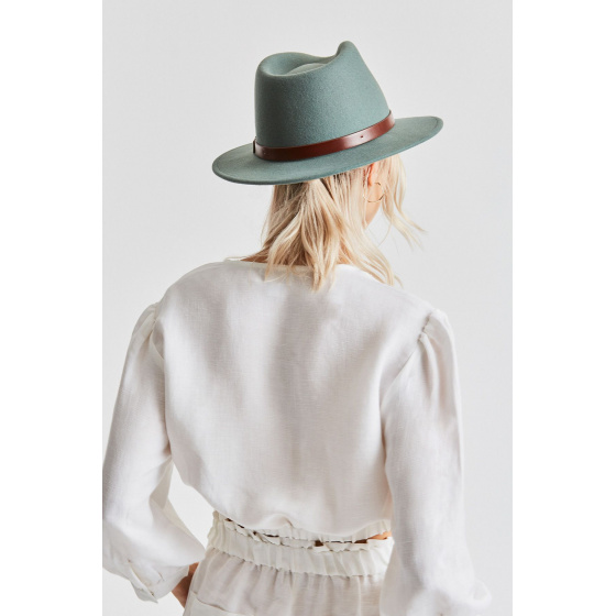 Messer Wool Felt Fedora Hat Cypress - Brixton Messer Wool Felt Fedora Hat Cypress - Brixton