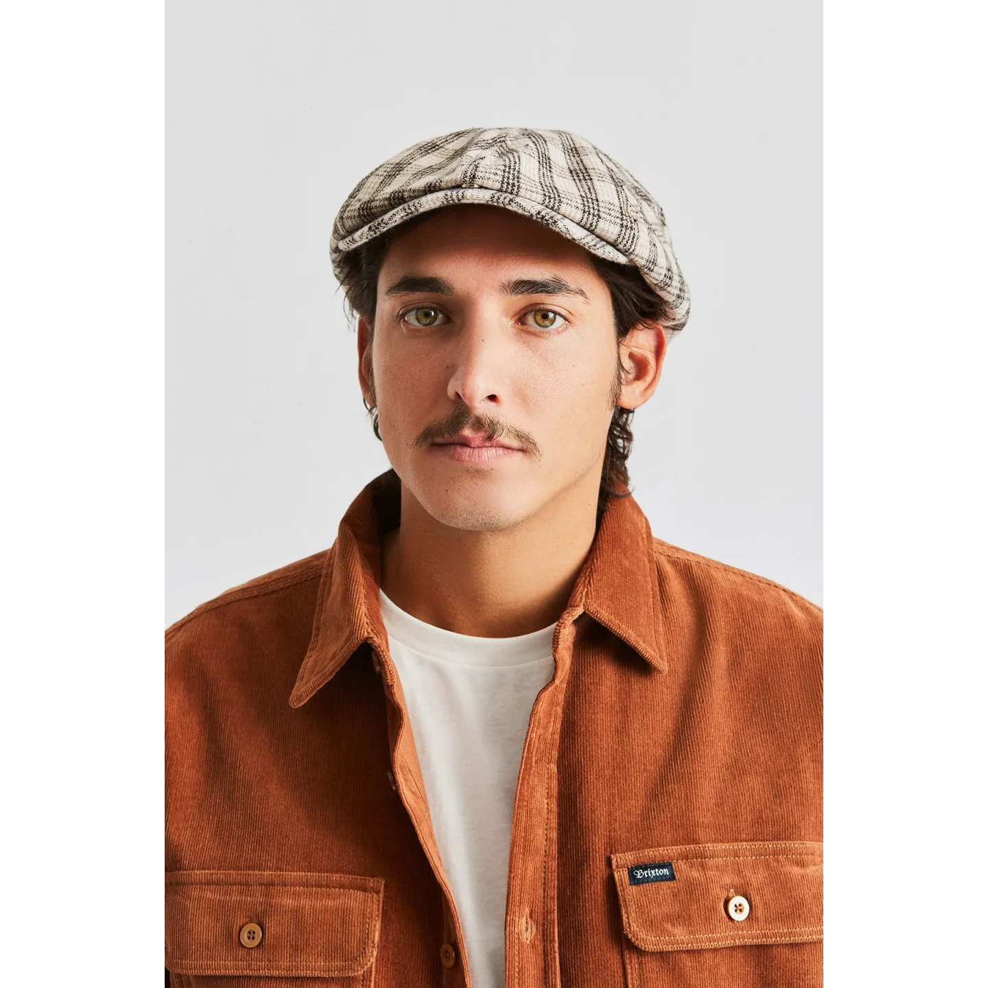 Casquette Brood Lightweight à Carreaux Laine- Brixton  Reference : 10058 | Chapellerie Traclet