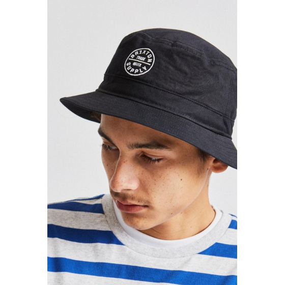 Chapeau Bob Oath Coton Noir- Brixton 