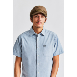 Navy Cap Fiddler Cotton Military Olive - Brixton