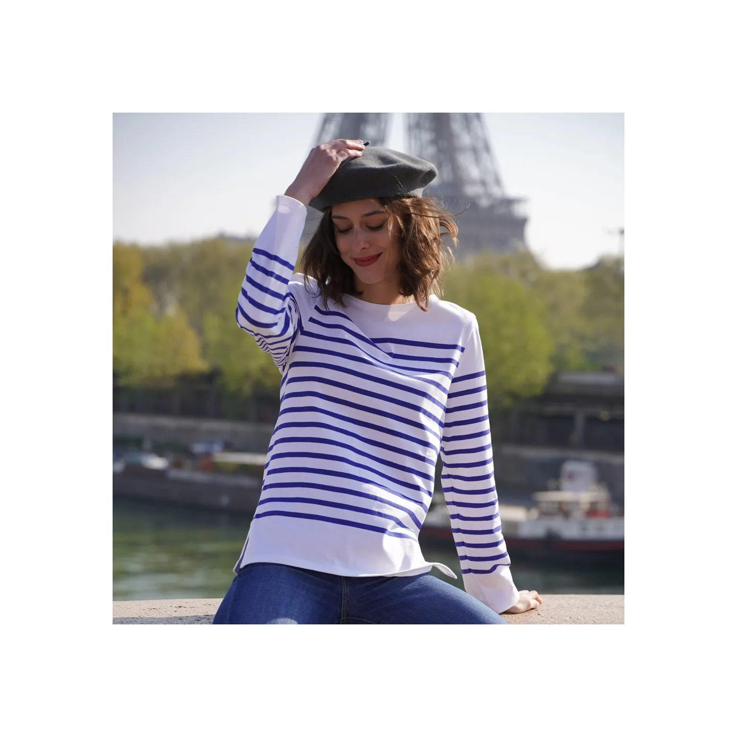 Women's beret Classic Grey Rock- Le Béret Français