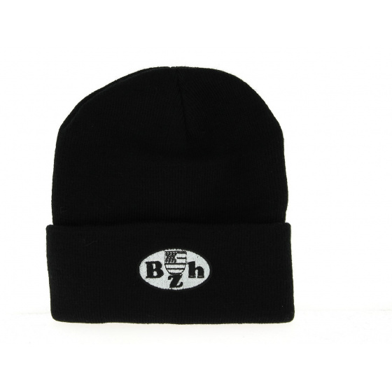 B.Z.H. Breton Lapel Hat Black - Traclet
