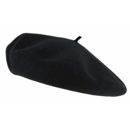 Traclet black wool beret - Pack 200 Berets - Wholesale