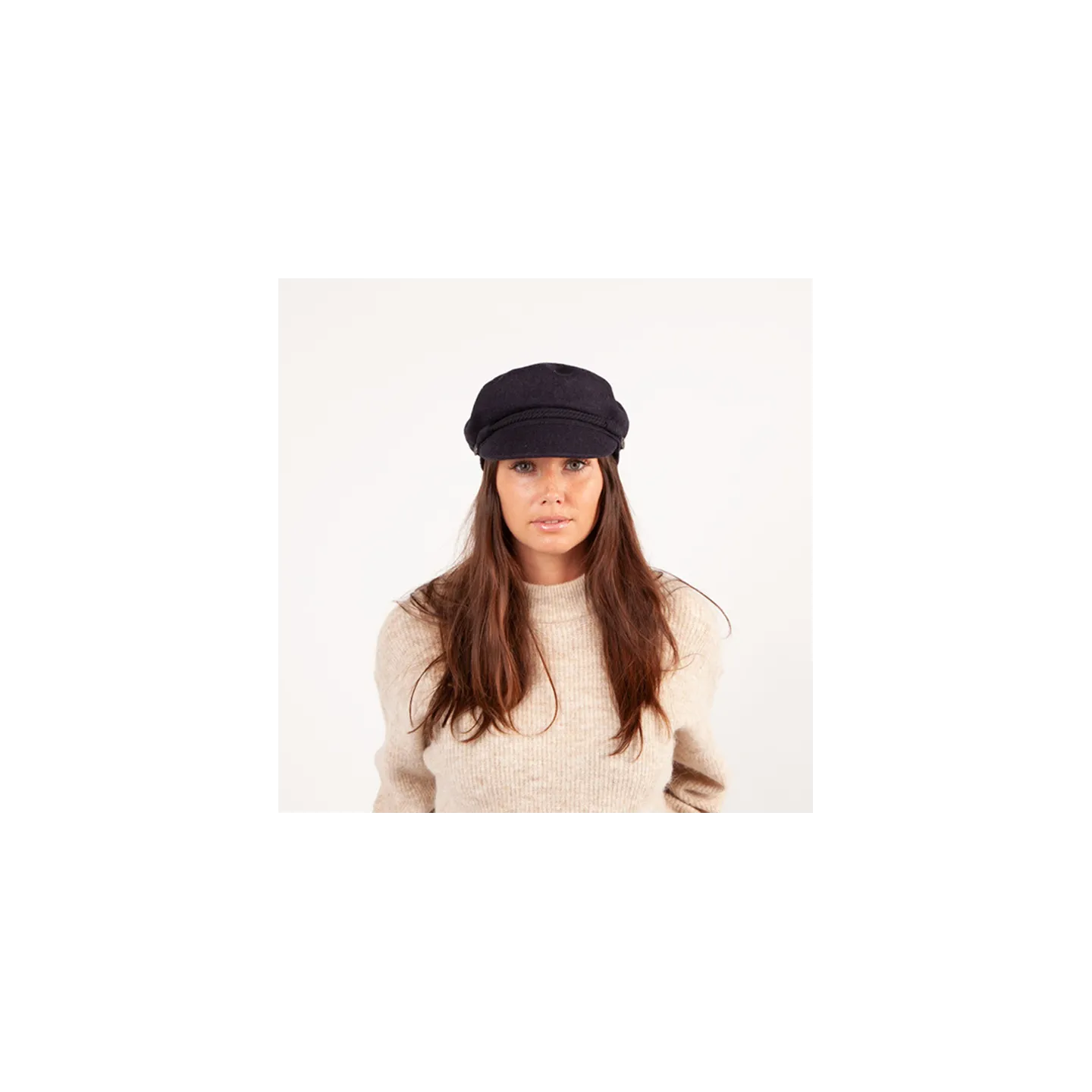 Casquette Marin Skipper Laine Noire- Bart Reference : 7659 | Chapellerie Traclet