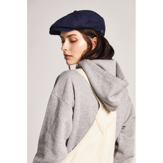 Casquette Brood Coton  Bleu Patriote- Brixton