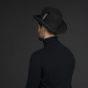 Godfather Homburg Hat Black Wool Felt - Bailey