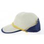 UV Protection Neck Cap by Loïck PEYRON Beige & Navy Blue - Soway
